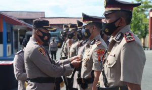 Kapolres Haltim AKBP Edy Sugiharto SE, MH pimpin Serah Terima Jabatan, Kamis (19/05/22)