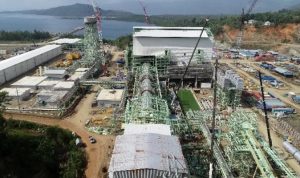 Pembangungn smelter feronikel Antam (Foto. Ist),