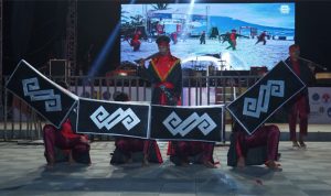 Pentas penutupan Sail Tidore 2022, di kawasan pantai Tuguliufa Kecamatan Tidore Kota Tidore Kepulauan