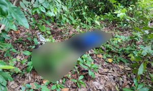 Foto mayat korban waktu pertama kali ditemukan