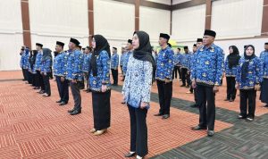 Para pejabat eselon III dan IV dilingkup Pemprov Maluku Utara yang dilantik Jum'at 7 Juli 2023 pekan lalu