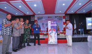 Asisten Sekda Bidang Administrasi Umum yang juga selaku Plh Sekretaris Daerah Kota Tidore Kepulauan Drs. H. Yakub Husain, M.Si memberikan sambutan sekaligus membuka dengan resmi Sosialisasi Penanggulangan Benca