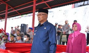 Walikota Tidore Kepulauan Capt. H. Ali Ibrahim, MH Menghadiri Upacara Penutupan Pendidikan Pembentukan Brigadir Polri Tahun 2024 di SPN Gurabati, Kamis (1172024).