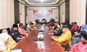 Bagian Tata Pemerintahan Setda Kota Tidore Kepulauan menggelar Rapat Koordinasi Persiapan Pelaksanaan Kegiatan Penetapan dan Penegasan Batas Kelurahan Tahun 2024