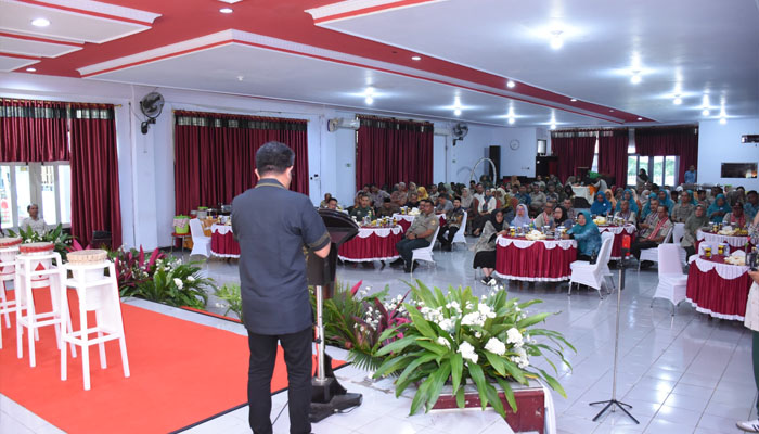 Wakil Wali Kota Tidore Kepulauan Ahmad Laiman Rakor Daerah Penanggulangan Bencana se Provinsi Maluku Utara 2025 di Kota Tidore, Kamis (24/7/2025).