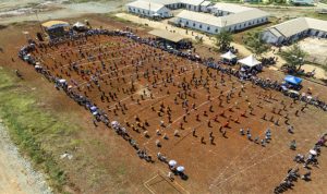 Keceriaan Festival Hari Anak Obi di Permukiman Baru Desa Kawasi